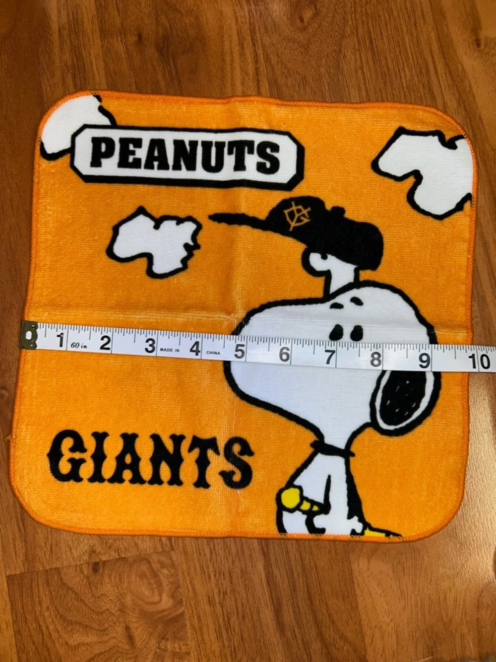 Brand New in Packaging Snoopy Japan Hanshin Tigers Baseball Towel